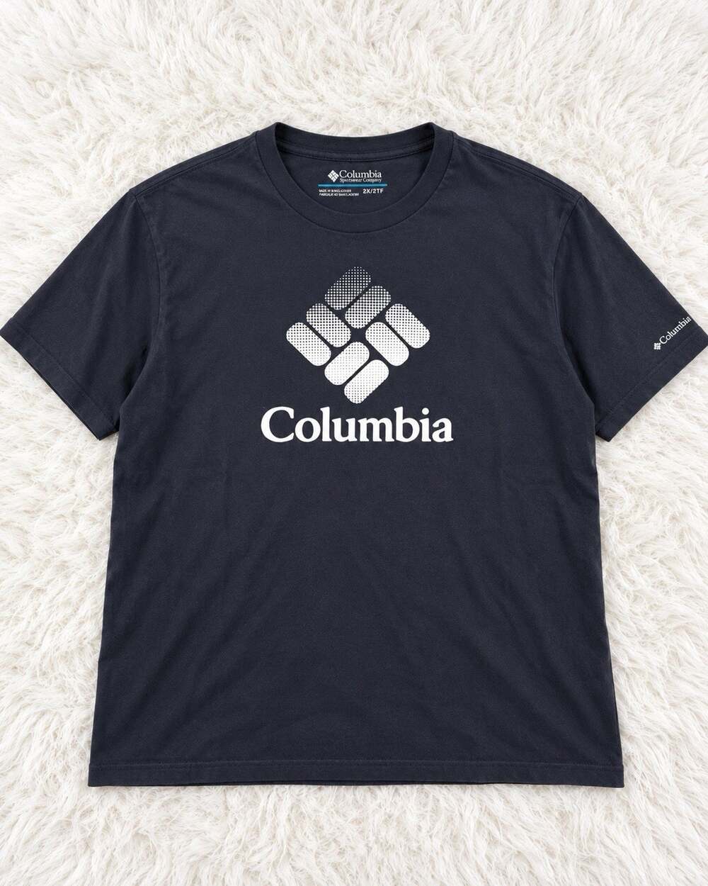 Columbia Sportswear Women’s Cropped Graphic T-Shirt – Charcoal Gray – Size 2X